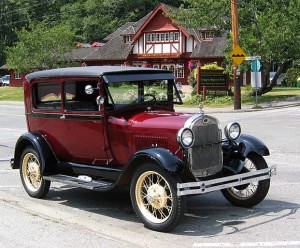 Red 1928 Model A