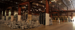 Warehouse of wheels and rims